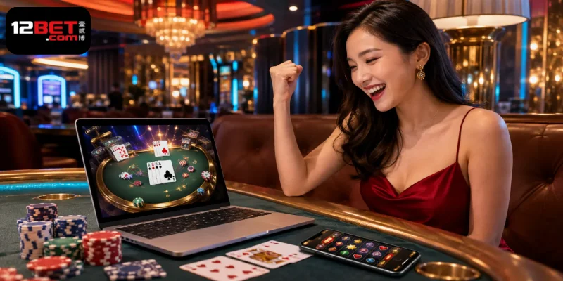 Giao diện 12bet mobile app trên IOS